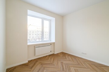 standard room interior apartment. view kind of decor home decoration in hostel house for sale. empty room renovated