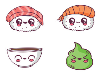 Set Sushi Cute