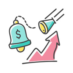 short selling icon, short selling vector illustration-simple illustration of short selling, perfect for short selling logos and icons