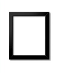 Obraz premium Empty Black Picture Frame (4)