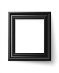 Fototapeta premium Empty Black Picture Frame (6)