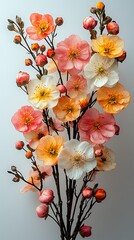 Cheerful meadow flowers in natural form high resolution images
