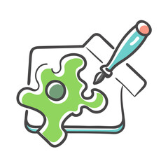 stencil icon, stencil vector illustration-simple illustration of stencil, perfect for stencil logos and icons