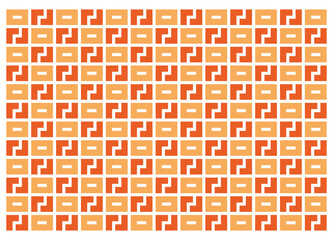 Retro wallpaper, Modern Abstract Composition with Geometric Forms, square geometric shape seamless pattern	
