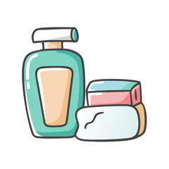 toiletries icon, toiletries vector illustration-simple illustration of toiletries, perfect for toiletries logos and icons