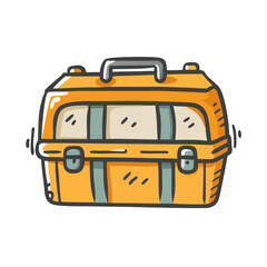 travel crate icon, travel crate vector illustration-simple illustration of travel crate, perfect for travel crate logos and icons