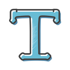 typography icon, typography vector illustration-simple illustration of typography, perfect for typography logos and icons