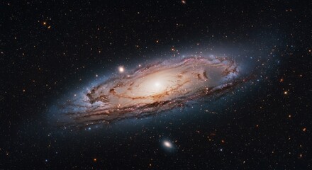 Obraz premium Galaxy in Dark Outer Space