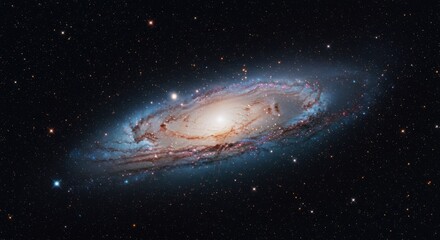 Fototapeta premium Galaxy in Space with Stars