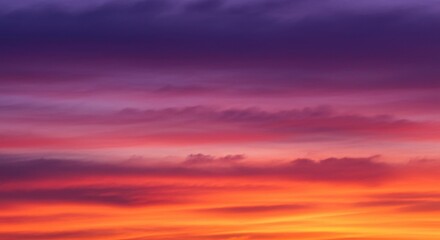 Obraz premium Vibrant Colorful Sunset Sky