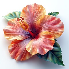 Vibrant tropical nature inspired floral arrangement high resolution picture