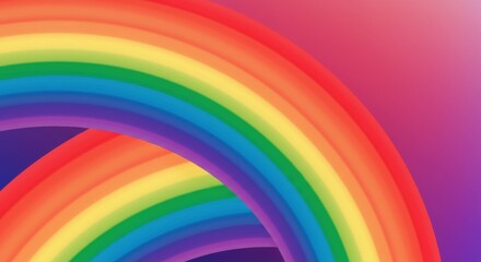 Obraz premium Rainbow Colorful Arc Gradient Background