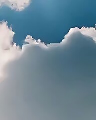 Abstract Sky: Cloudscape, Blue Hues, and White Puffs
