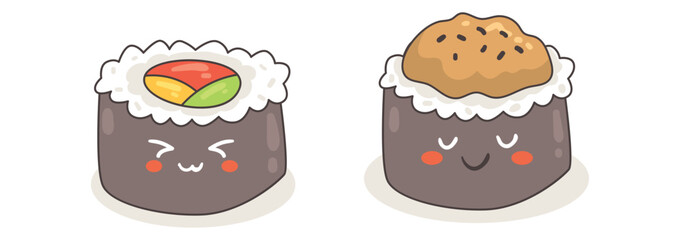 Set Sushi Cute
