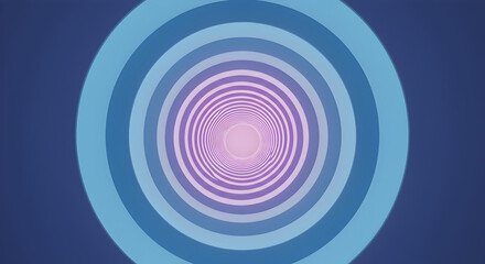 Naklejka premium Enigmatic Circular Gradient Creating A Mesmerizing Visual Depth Illusion