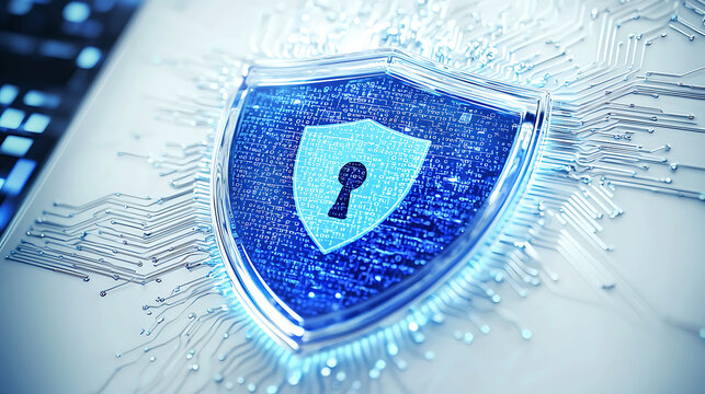 Cybersecurity measures protecting digital data online environment infographic secure concept