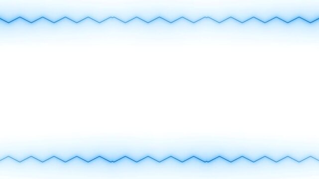 Frame, long rectangular horizontal patterns - top - bottom, water blue lines of lightening and darkening light on a white background. Space for your own content.
