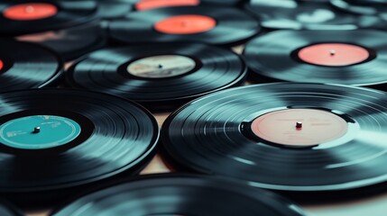 Vintage Vinyl Records: A Darkly Romantic Collection