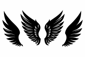 Wing Silhouette Vector