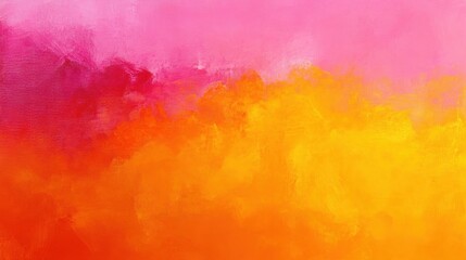 Vibrant Abstract Background with Pink, Orange and Yellow Gradients