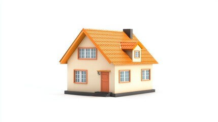 Home isolated on white background