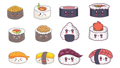 Set Sushi Cute