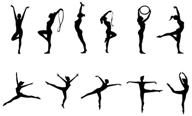 A Girl Yoga Silhouette