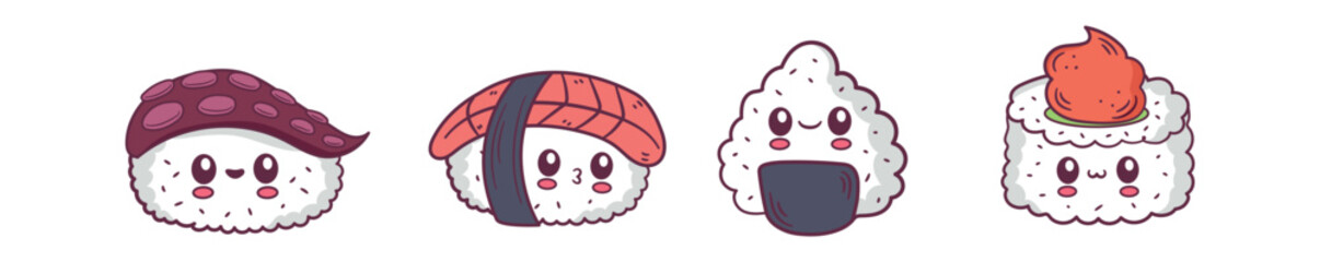 Set Sushi Cute
