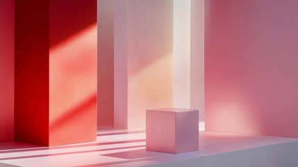 Modern graphic design studio corner showcasing clean, minimalist aesthetics and creative workspace design.