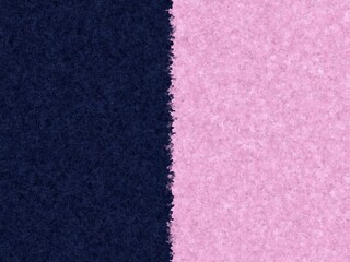 An abstract background with a split image, with a dark navy blue texture on one side and a light pink texture on the other.  The division between the colors is uneven and slightly rough.