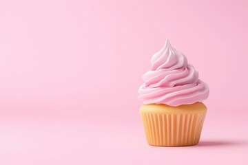 Pastel Pink Cupcake