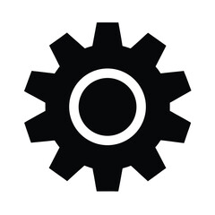 settings gear icon vector illustration