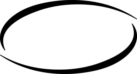 Oval Ellipse Circular Frame Shape