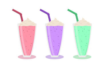 Milkshake set.