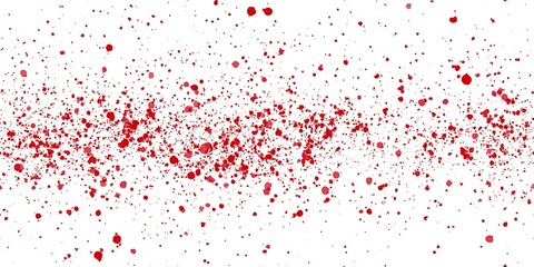 Obraz premium Red speckles seamless pattern on a White background