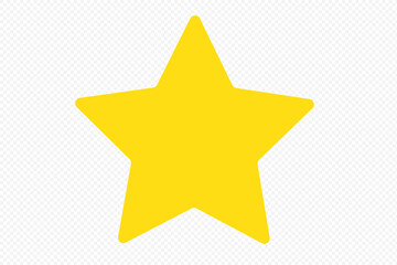 star vector logo. alone star.	