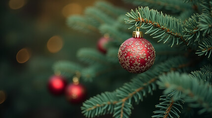 Obraz premium christmas tree decorations