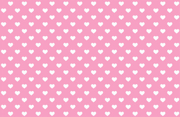 Whimsical Heart Pattern Background with a Lovely Vibe