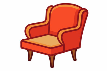 chair clipart on white background 