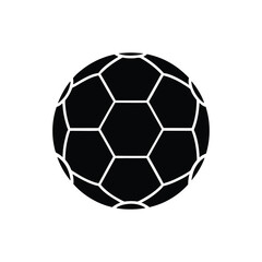 Fototapeta premium Football Silhouette vector icon Art & Illustration