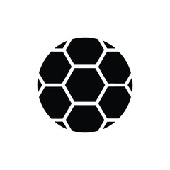 Obraz premium Football Silhouette vector icon Art & Illustration