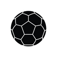 Fototapeta premium Football Silhouette vector icon Art & Illustration