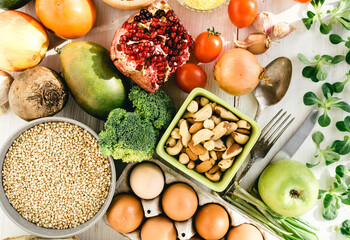 Menu for every day. Eat right to be healthy and lose weight.