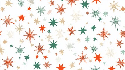 Festive star pattern