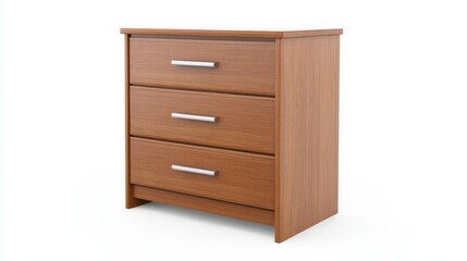 Minimalist Wooden Drawer Chest with Three Drawers for Modern Living Spaces