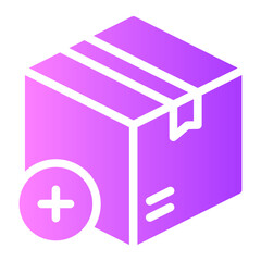 cardboard gradient icon