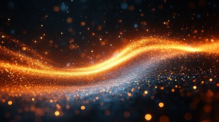 Obraz premium Abstract fiery wave