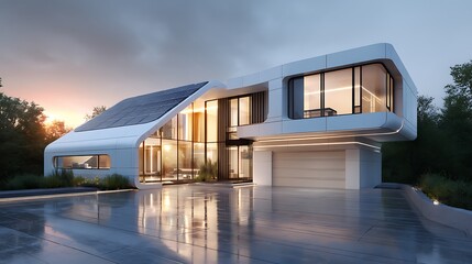 Fototapeta premium Modern House Exterior (2)