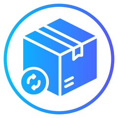 return gradient icon