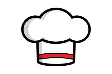 chef hat icon vector illustration